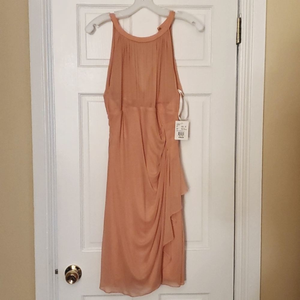 New bridesmaids dress, David's Bridal, coral